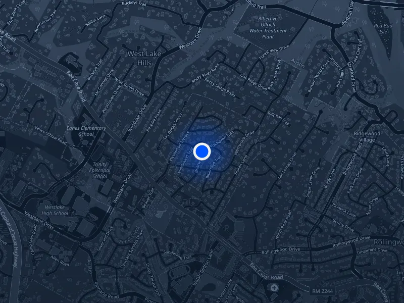 Map of 308 Briarwood TRL, Austin