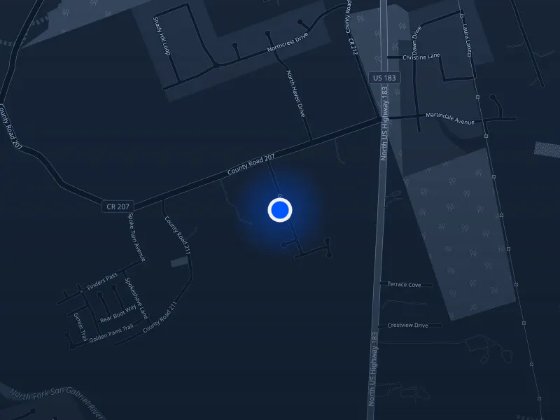 Map of 112 Game RUN, Liberty Hill